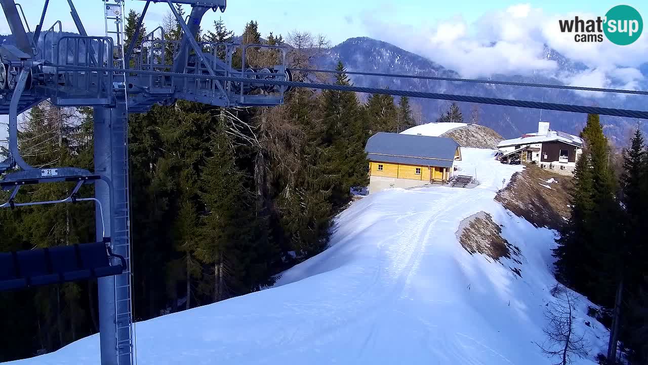 Web kamera Kranjska Gora VITRANC 2 | gornja postaja