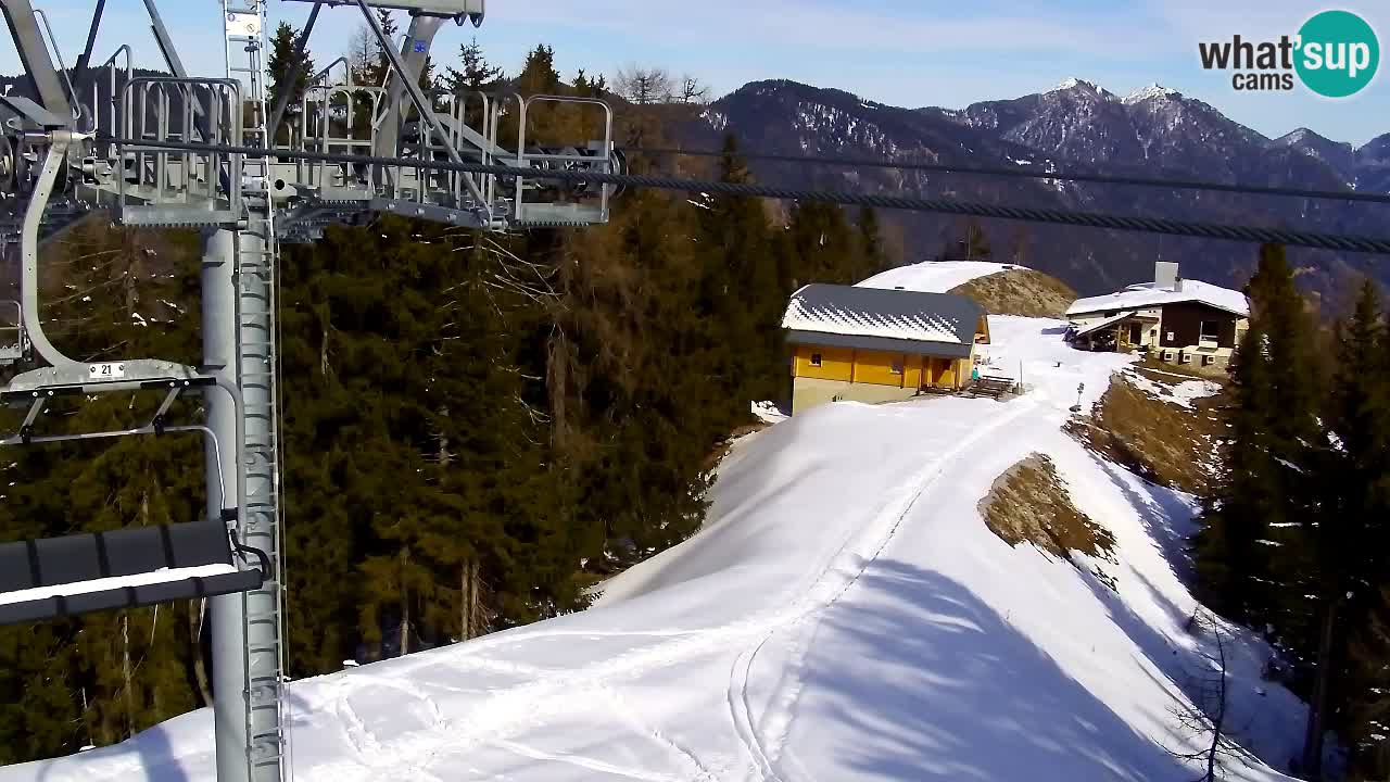 Webcam Kranjska Gora VITRANC 2 | station supérieure