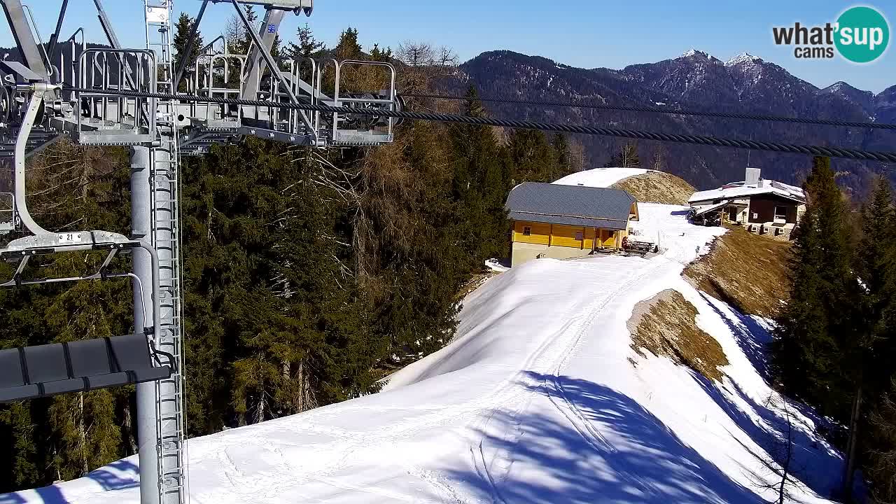 Webcam Kranjska Gora VITRANC 2 | station supérieure