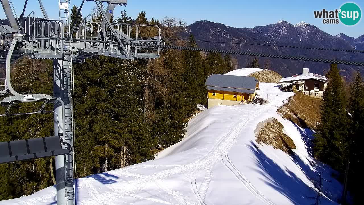 Web kamera Kranjska Gora VITRANC 2 | gornja postaja