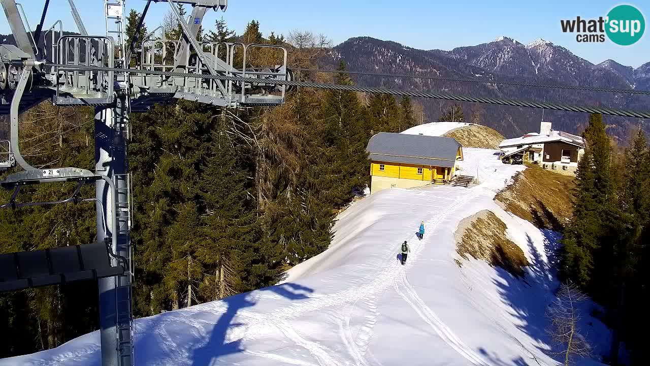 Web kamera Kranjska Gora VITRANC 2 | gornja postaja