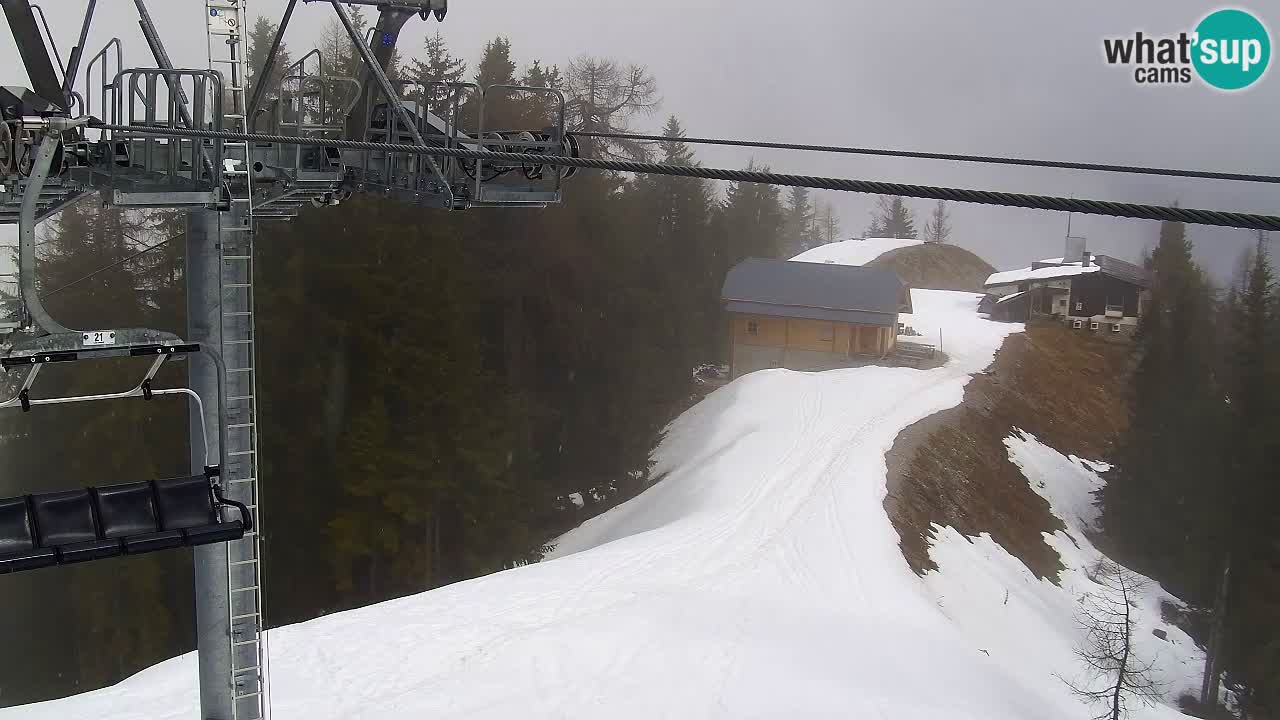 Webcam Kranjska Gora VITRANC 2 upper station