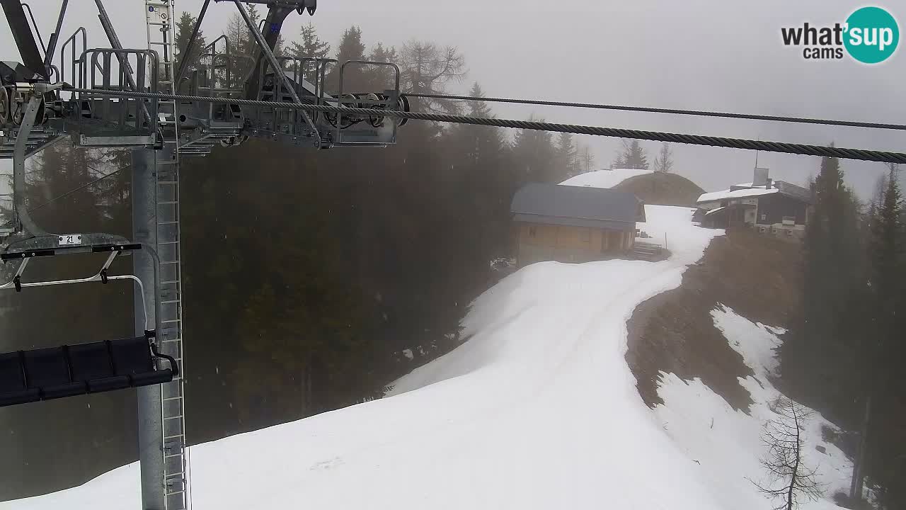 Webcam Kranjska Gora VITRANC 2 | station supérieure