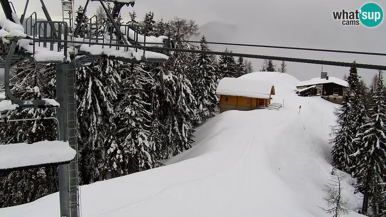 Web kamera Kranjska Gora VITRANC 2 | gornja postaja