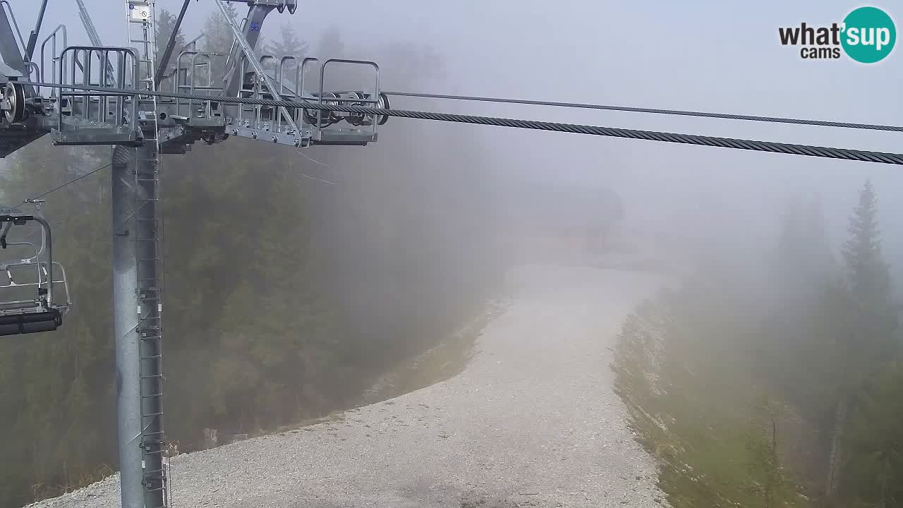 Web kamera Kranjska Gora VITRANC 2 | gornja postaja