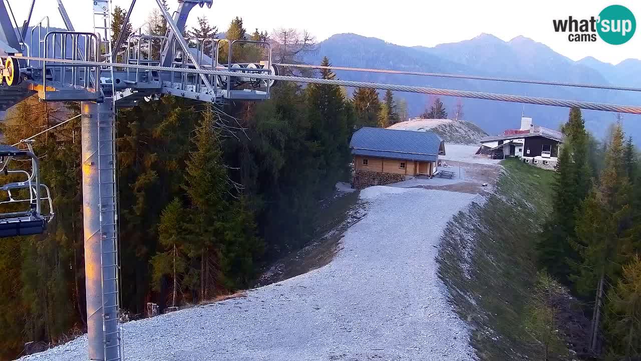 Web kamera Kranjska Gora VITRANC 2 | gornja postaja