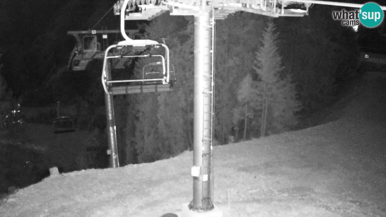 Web kamera Kranjska Gora VITRANC 2 | gornja postaja