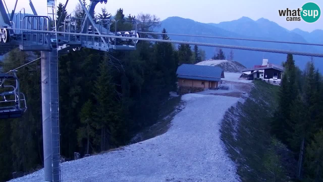Web kamera Kranjska Gora VITRANC 2 | gornja postaja