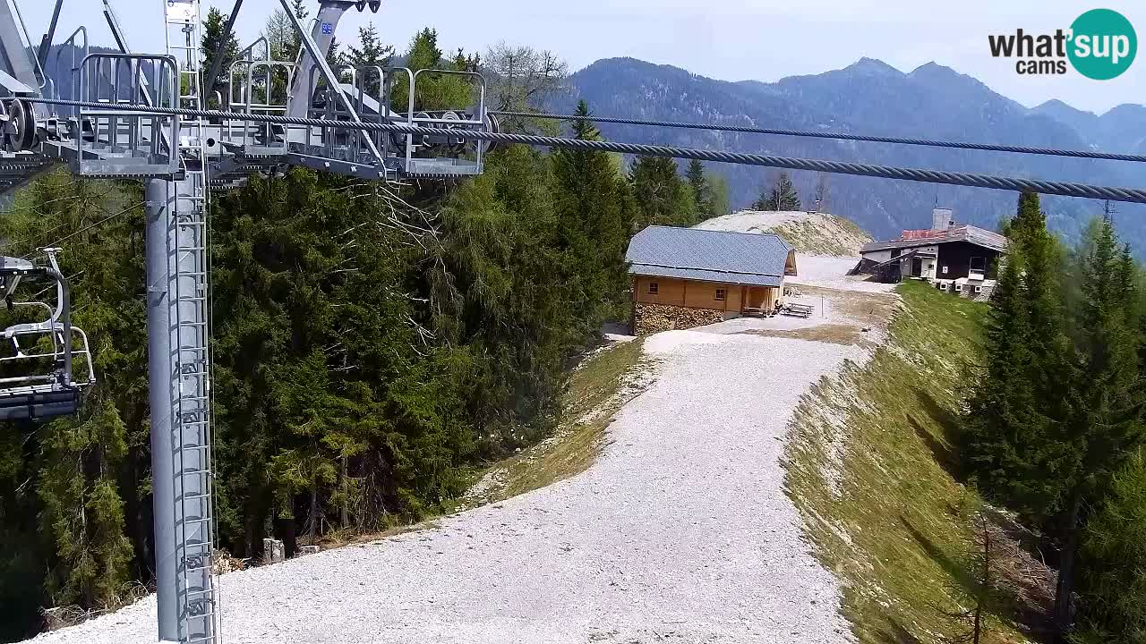 Web kamera Kranjska Gora VITRANC 2 | gornja postaja
