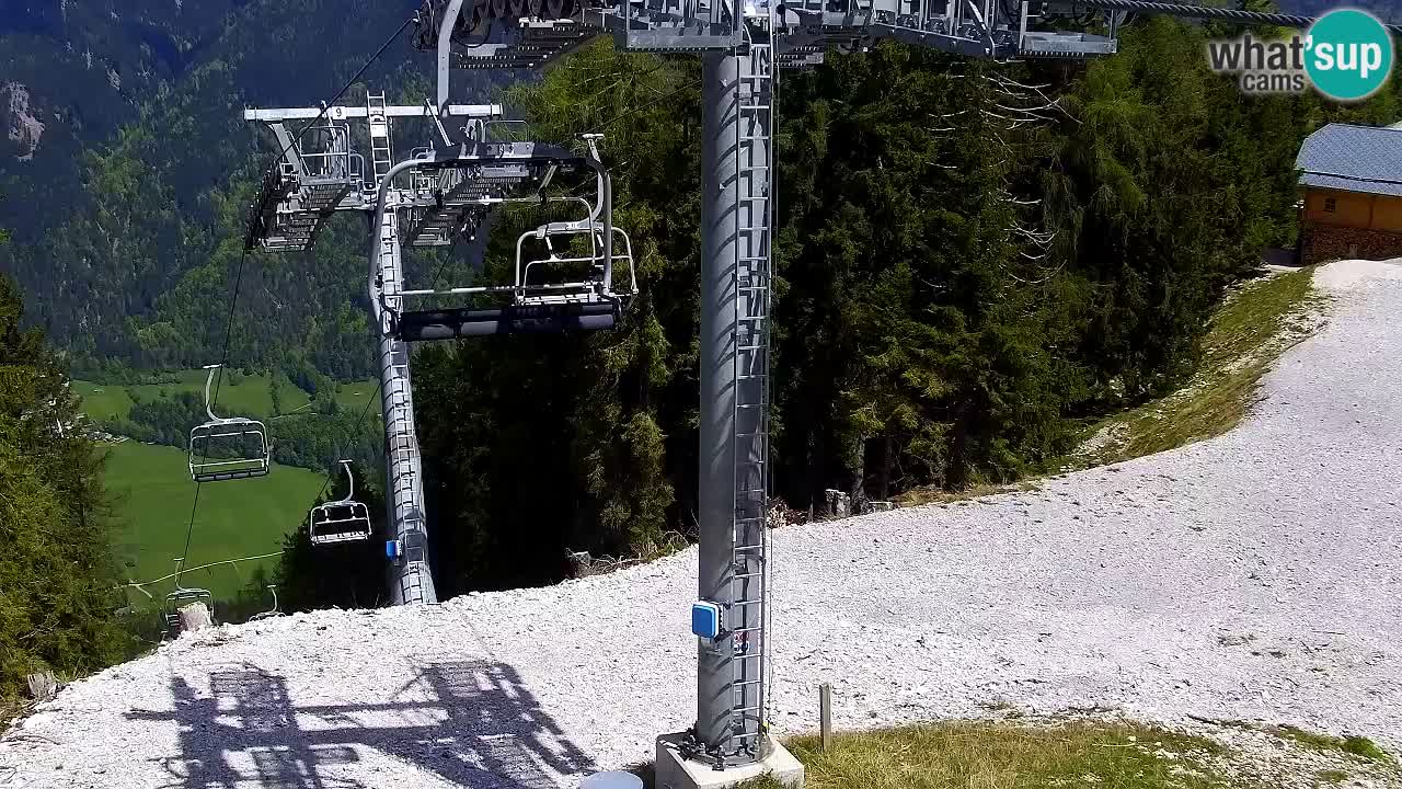 Web kamera Kranjska Gora VITRANC 2 | gornja postaja
