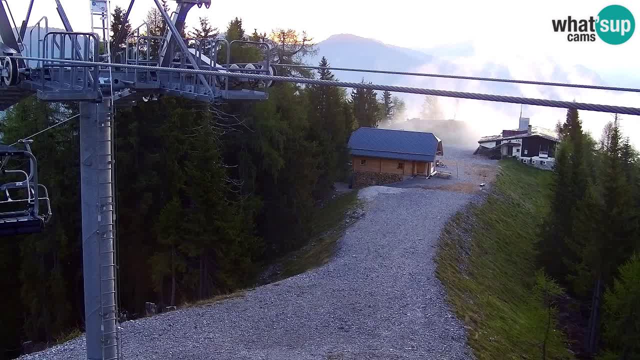 Web kamera Kranjska Gora VITRANC 2 | gornja postaja