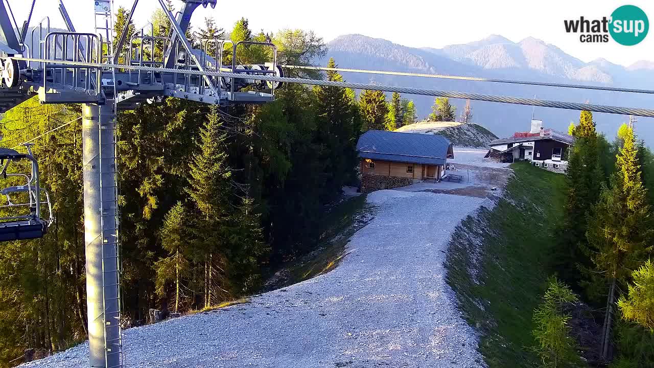 Web kamera Kranjska Gora VITRANC 2 | gornja postaja