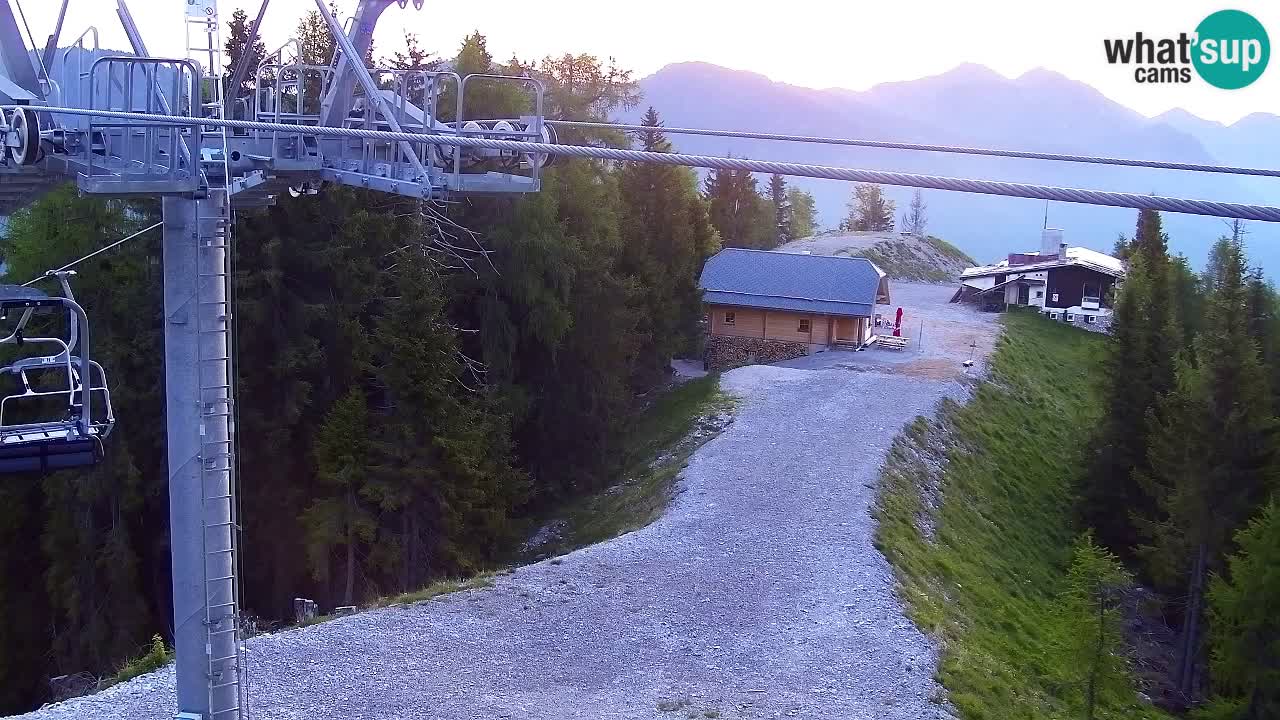 Webcam Kranjska Gora VITRANC 2 upper station