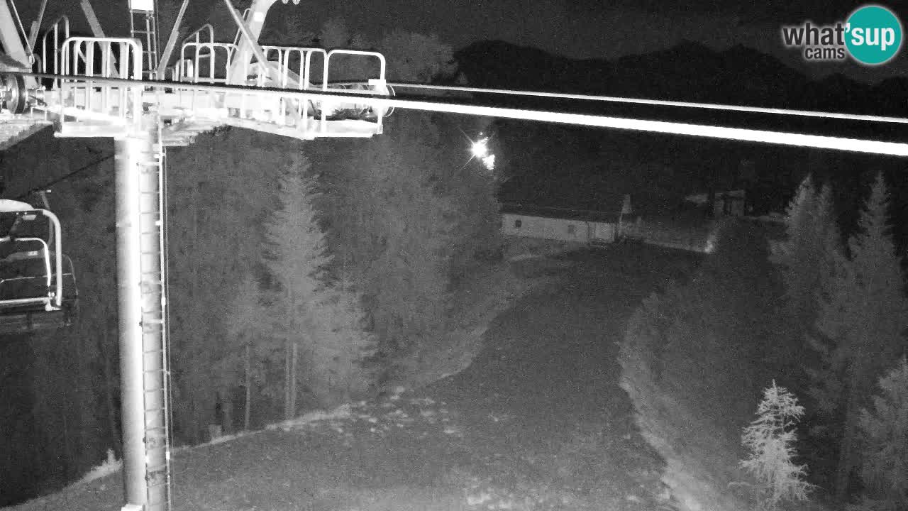 Webcam Kranjska Gora VITRANC 2 | station supérieure