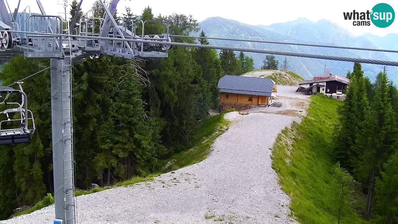Web kamera Kranjska Gora VITRANC 2 | gornja postaja