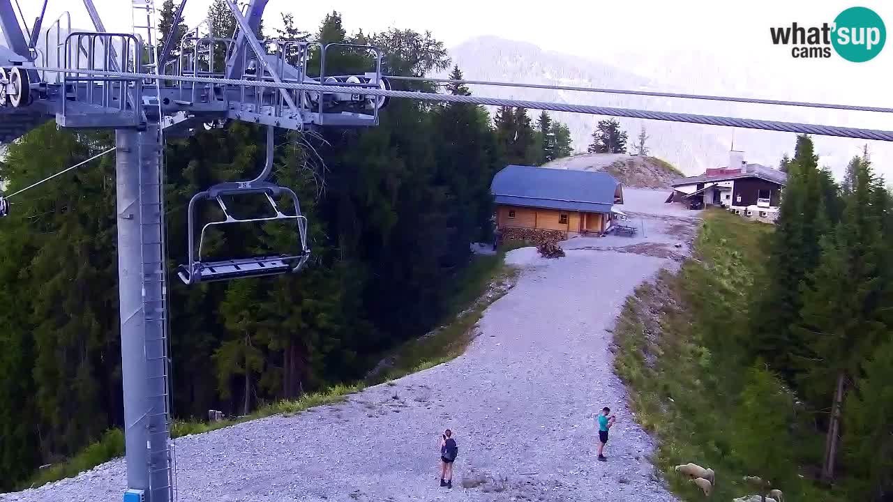 Web kamera Kranjska Gora VITRANC 2 | gornja postaja
