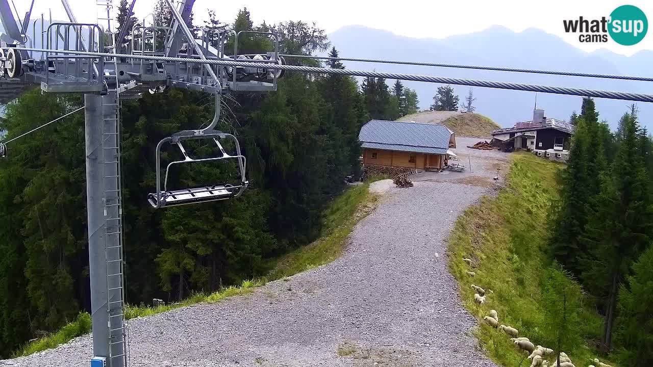 Webcam Kranjska Gora VITRANC 2 upper station