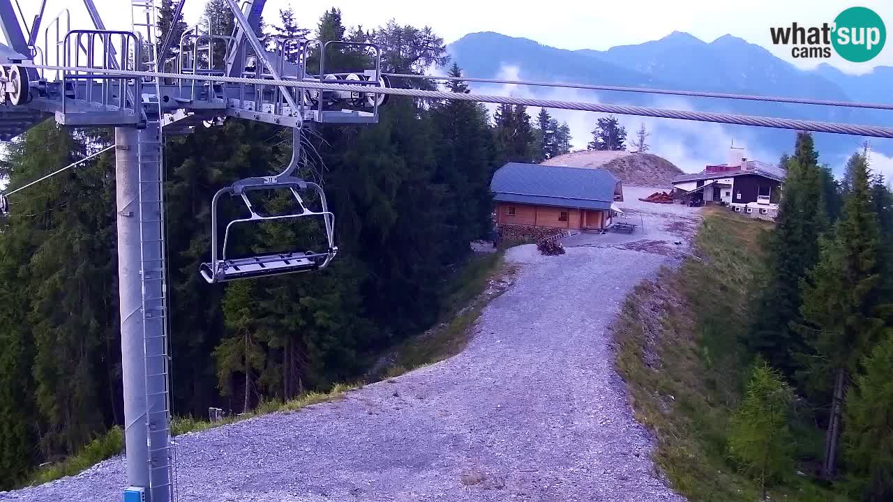 Webcam Kranjska Gora VITRANC 2 upper station