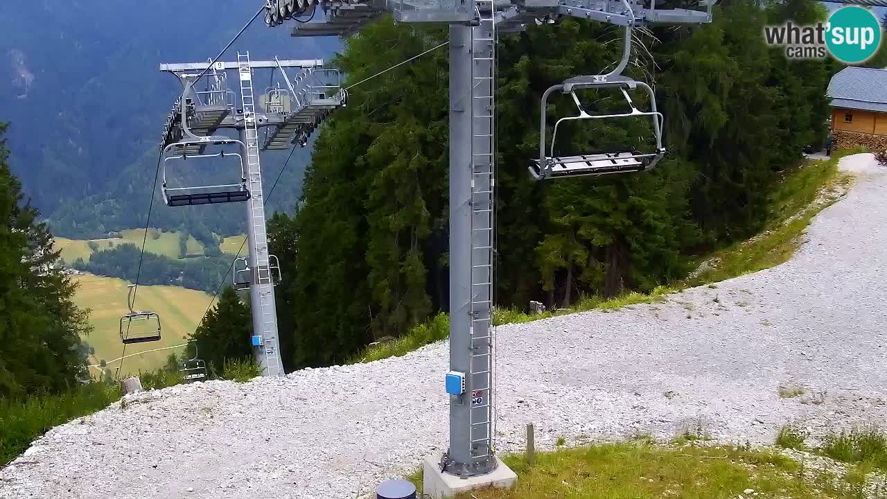 Webcam Kranjska Gora VITRANC 2 upper station