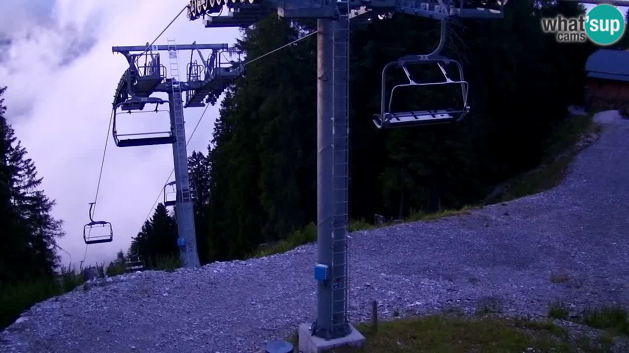 Webcam Kranjska Gora VITRANC 2 | station supérieure