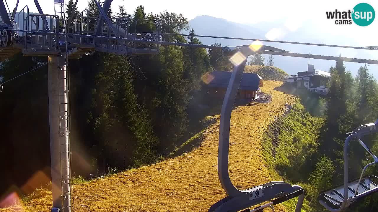 Web kamera Kranjska Gora VITRANC 2 | gornja postaja