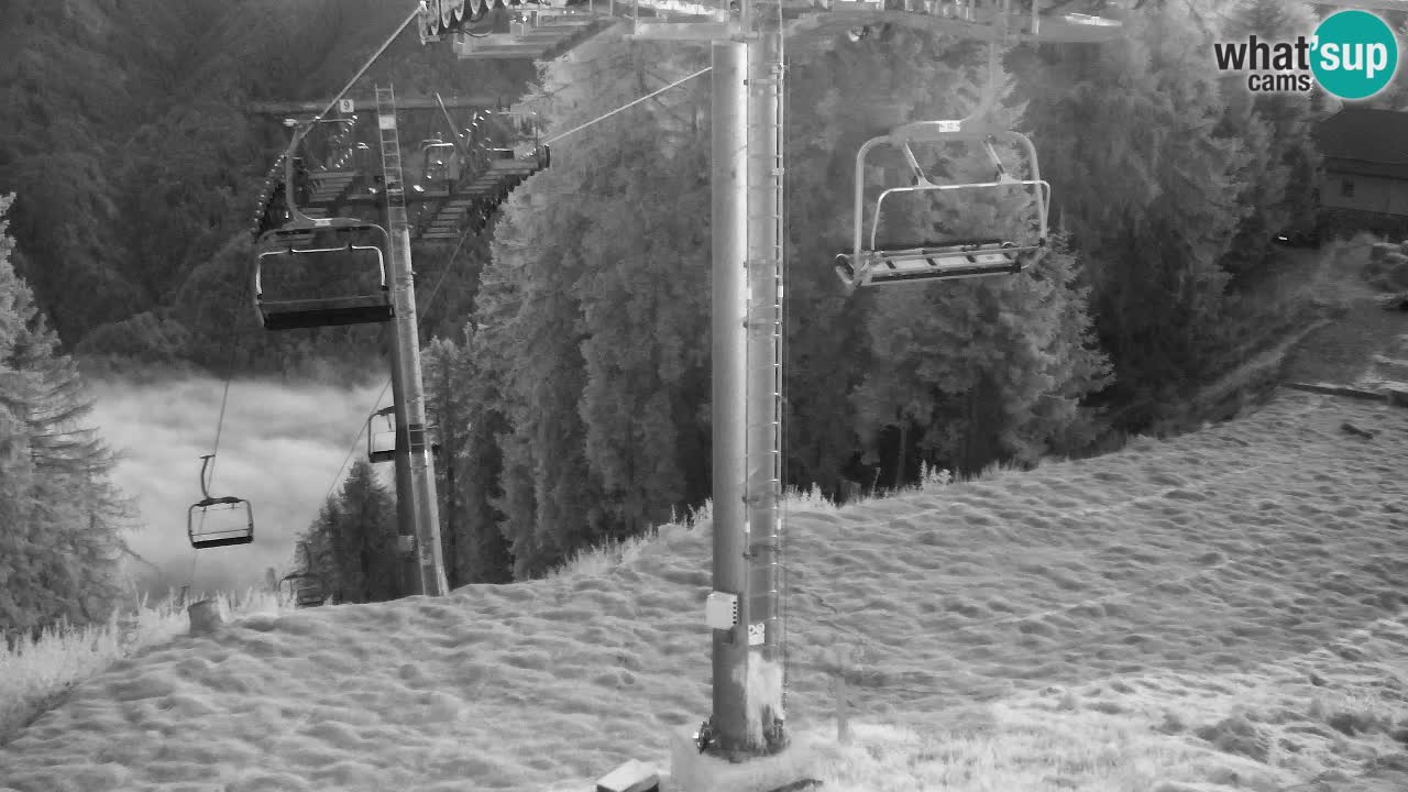 Webcam Kranjska Gora VITRANC 2 | station supérieure