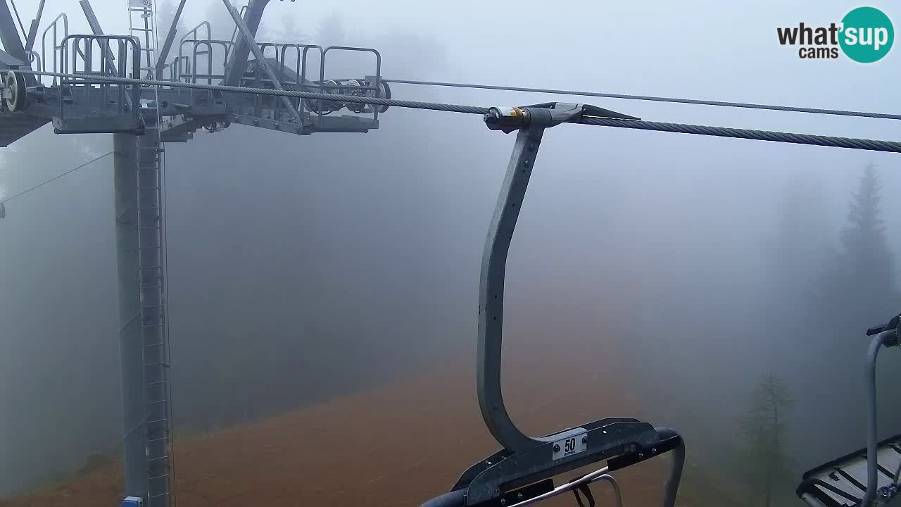 Web kamera Kranjska Gora VITRANC 2 | gornja postaja