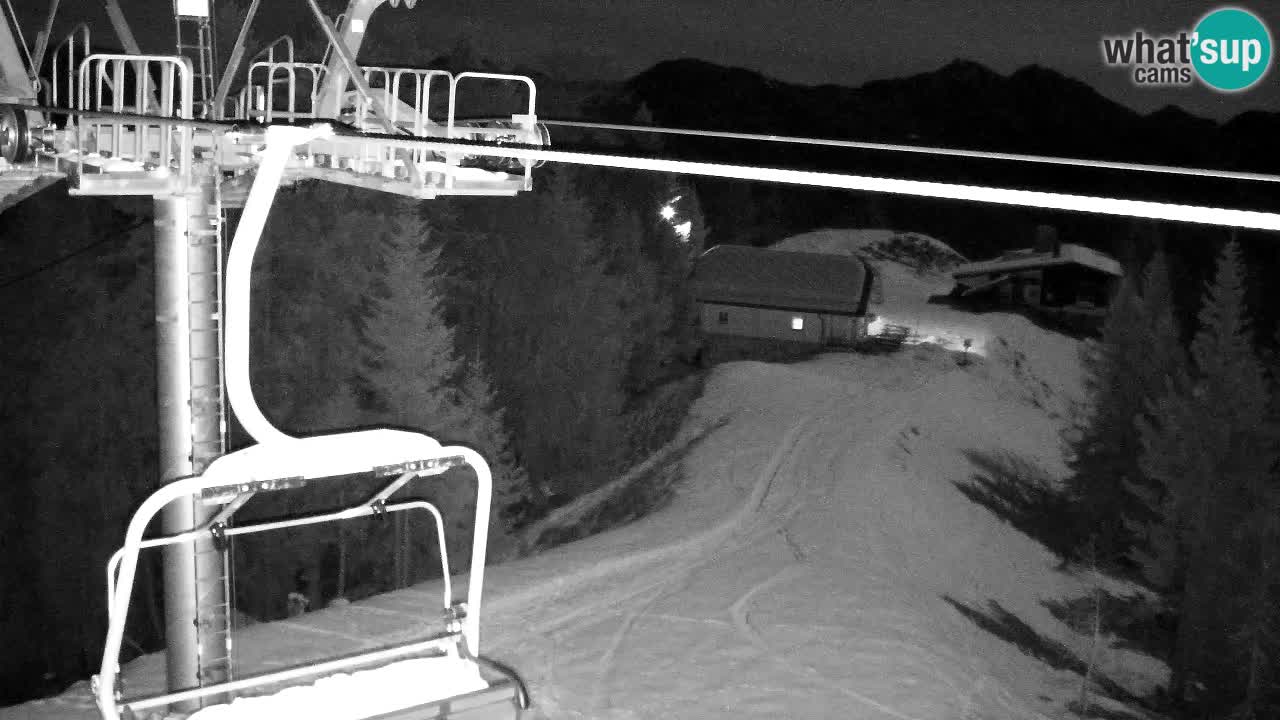 Webcam Kranjska Gora VITRANC 2 | station supérieure
