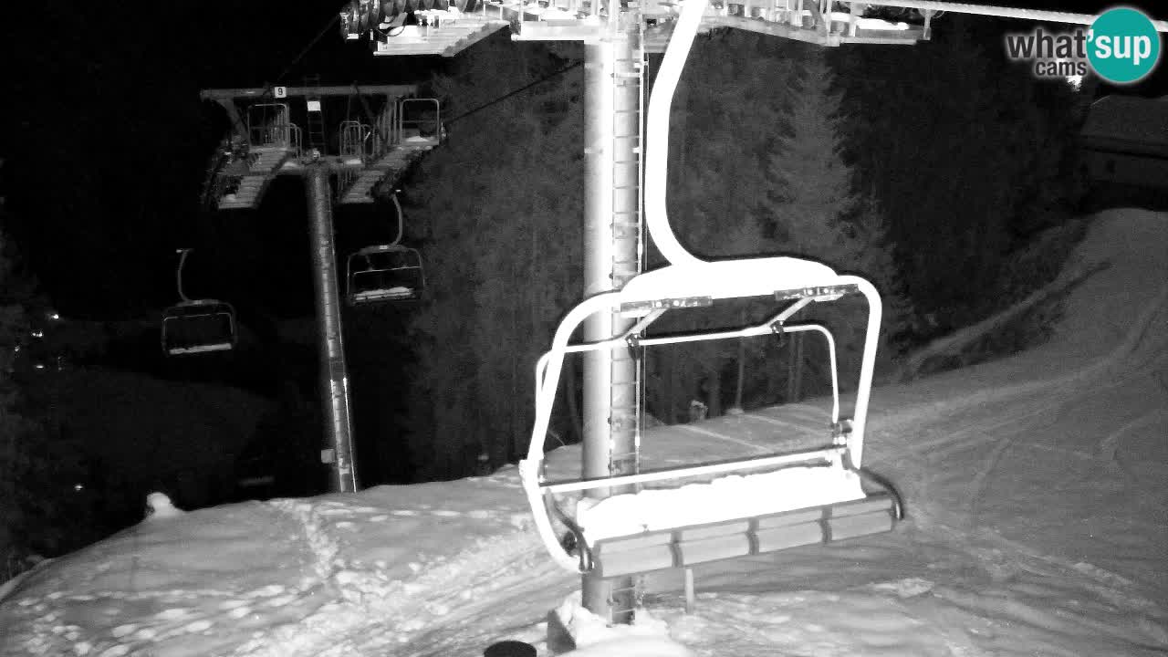 Webcam Kranjska Gora VITRANC 2 | station supérieure