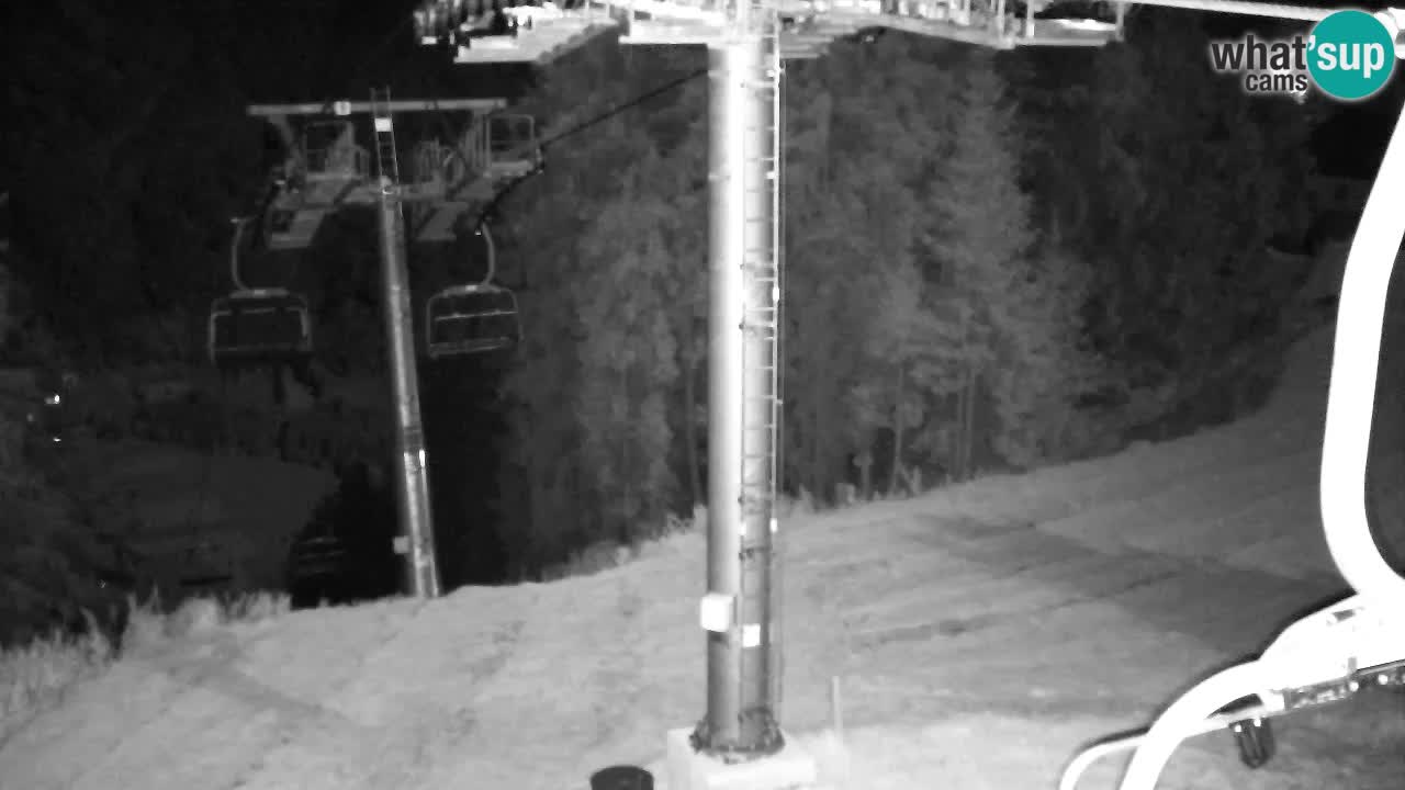 Web kamera Kranjska Gora VITRANC 2 | gornja postaja