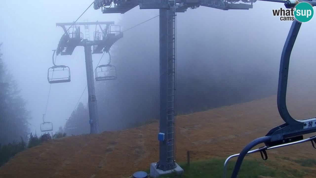 Web kamera Kranjska Gora VITRANC 2 | gornja postaja