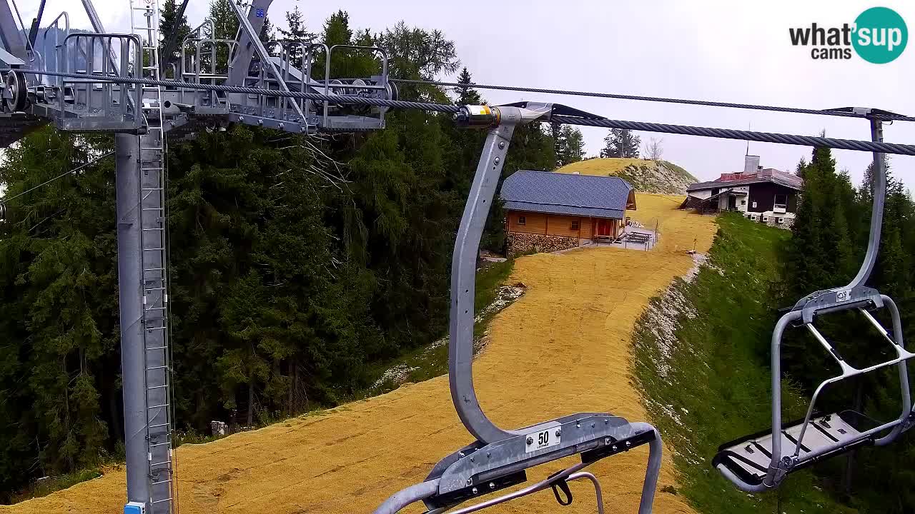 Web kamera Kranjska Gora VITRANC 2 | gornja postaja