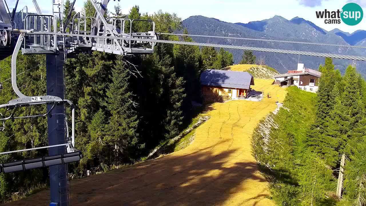 Web kamera Kranjska Gora VITRANC 2 | gornja postaja