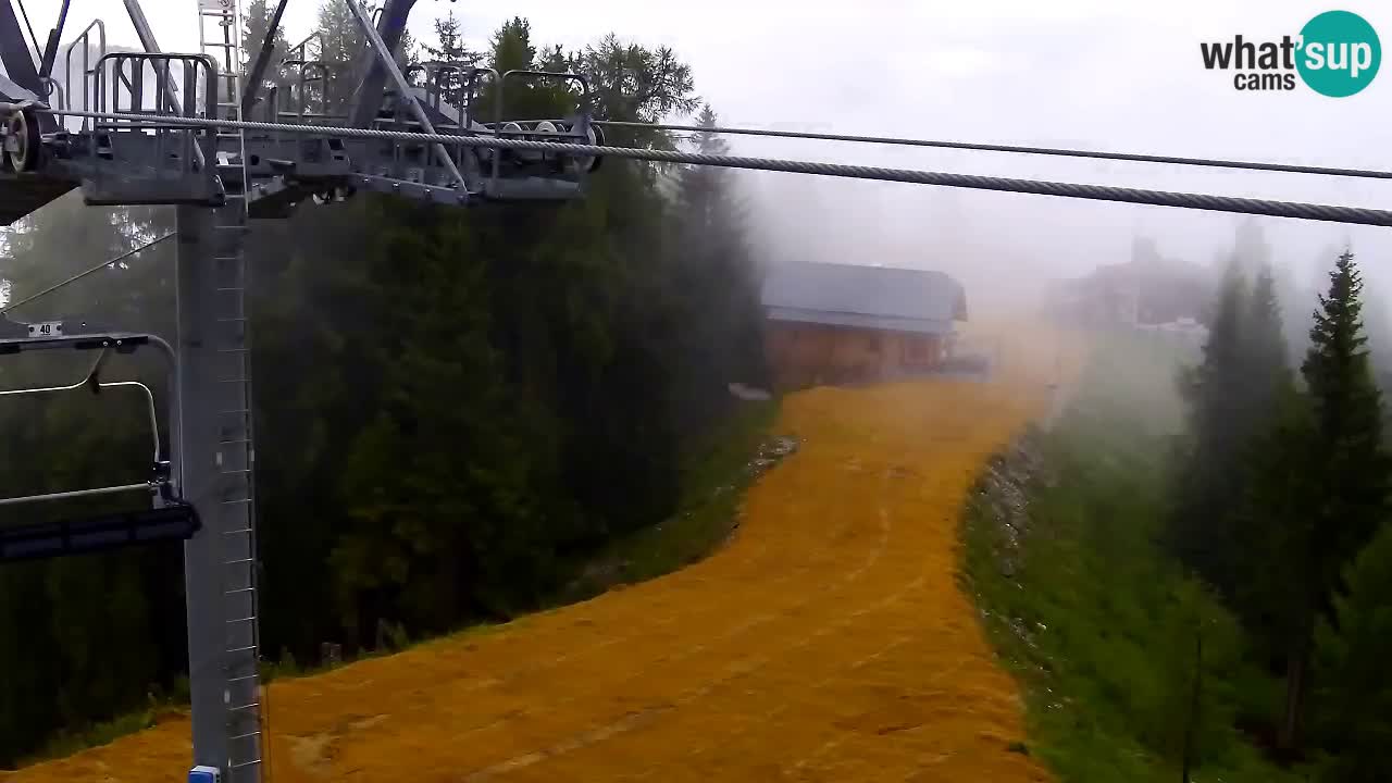 Web kamera Kranjska Gora VITRANC 2 | gornja postaja