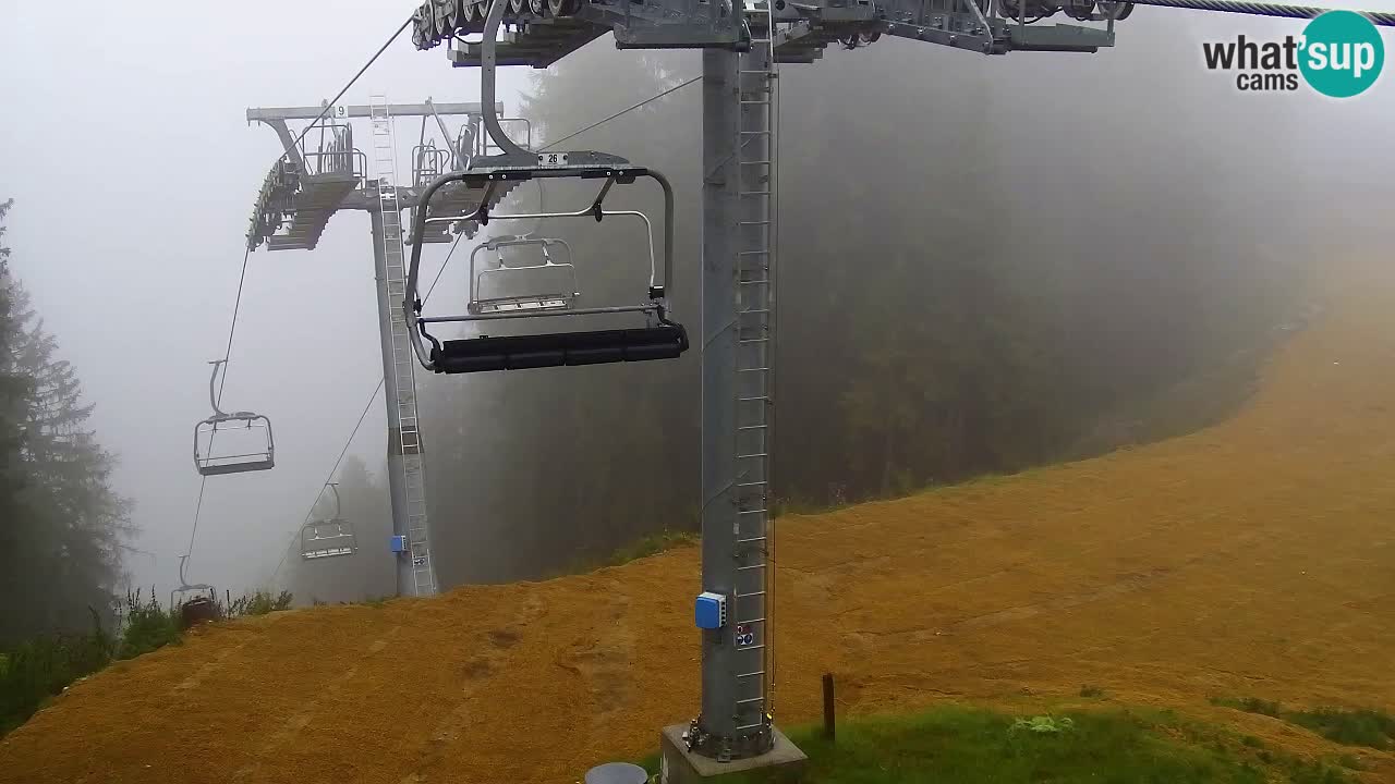 Web kamera Kranjska Gora VITRANC 2 | gornja postaja
