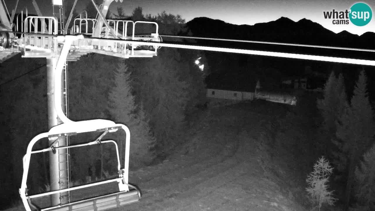Web kamera Kranjska Gora VITRANC 2 | gornja postaja