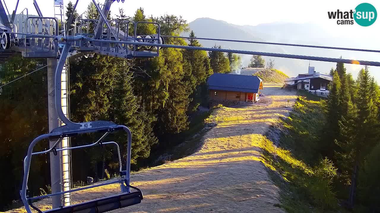 Webcam Kranjska Gora VITRANC 2 | station supérieure