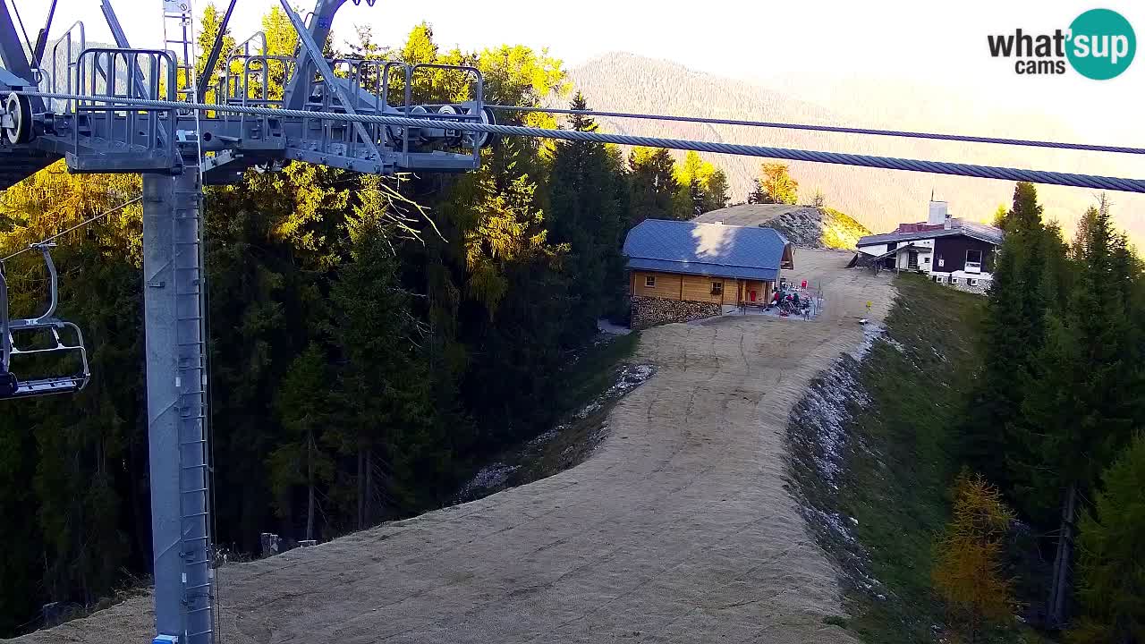 Web kamera Kranjska Gora VITRANC 2 | gornja postaja