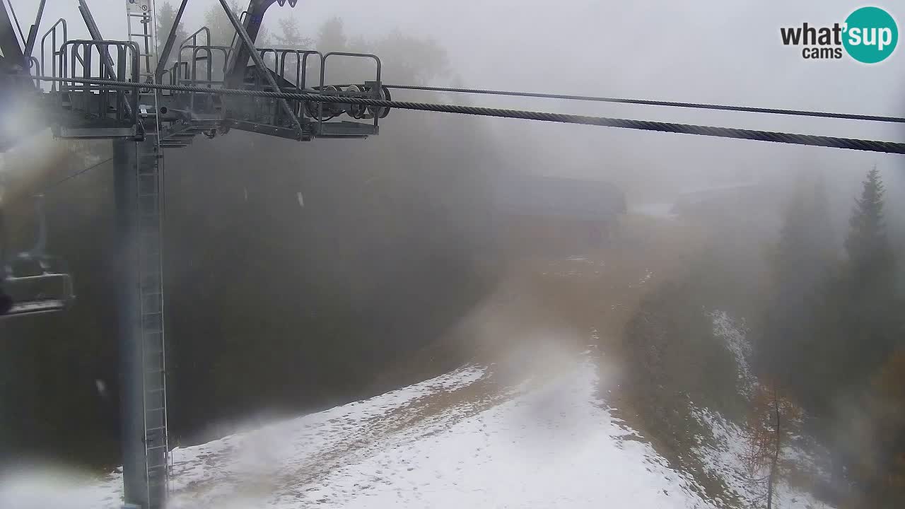 Web kamera Kranjska Gora VITRANC 2 | gornja postaja