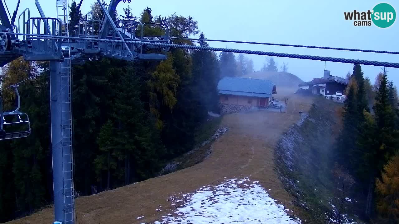 Webcam Kranjska Gora VITRANC 2 | station supérieure