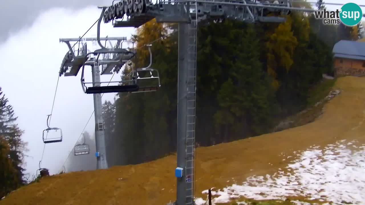 Webcam Kranjska Gora VITRANC 2 | station supérieure