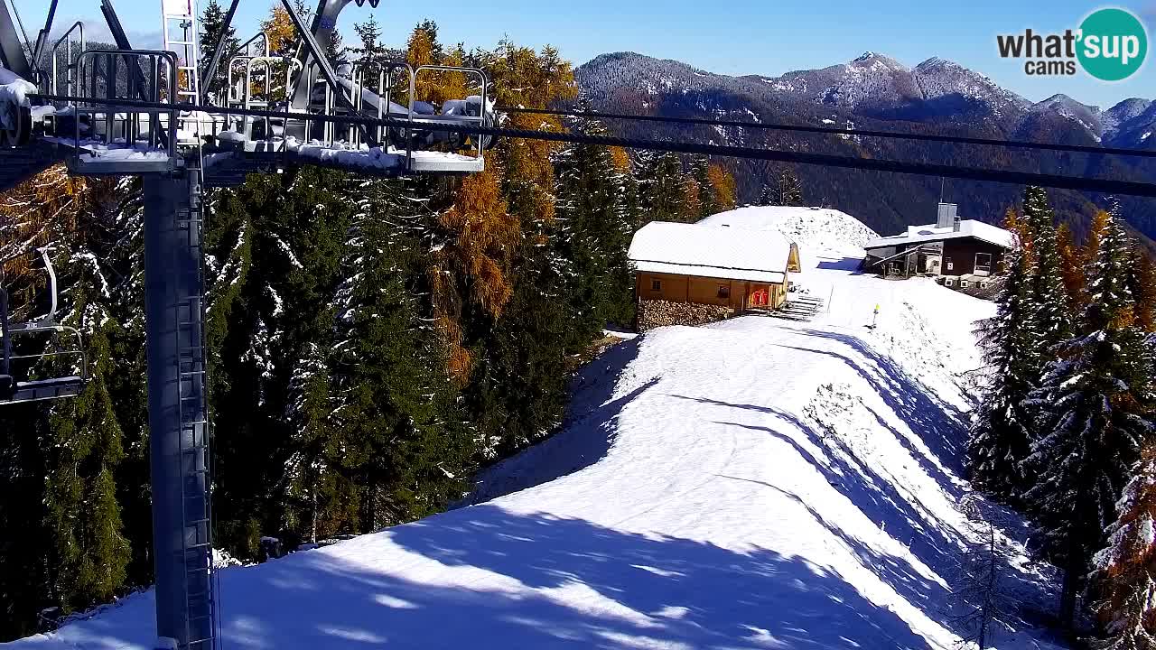 Web kamera Kranjska Gora VITRANC 2 | gornja postaja