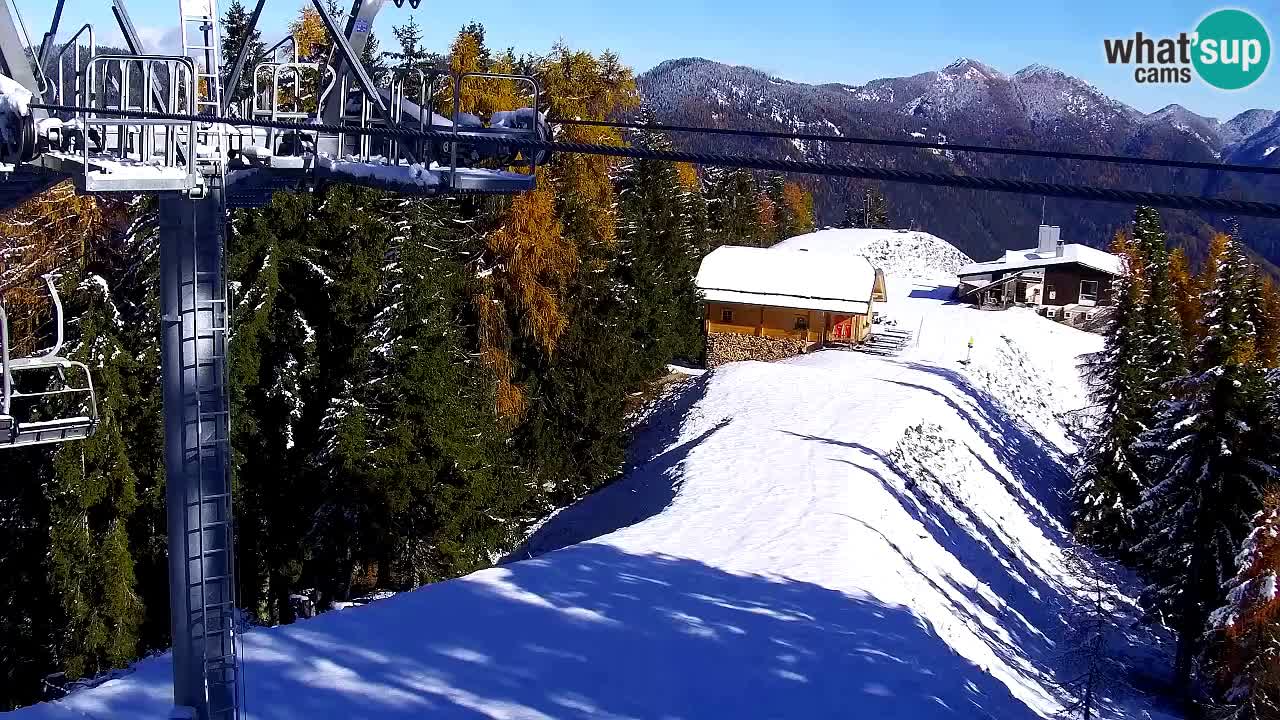 Web kamera Kranjska Gora VITRANC 2 | gornja postaja