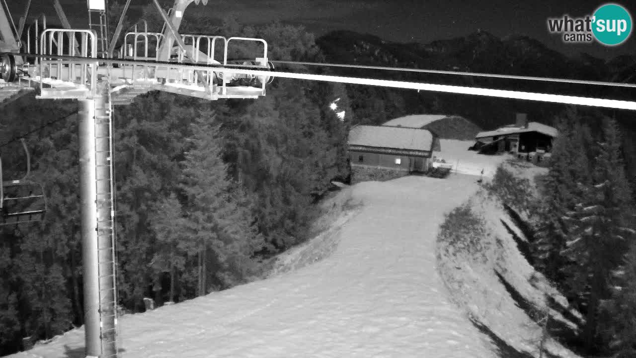 Web kamera Kranjska Gora VITRANC 2 | gornja postaja