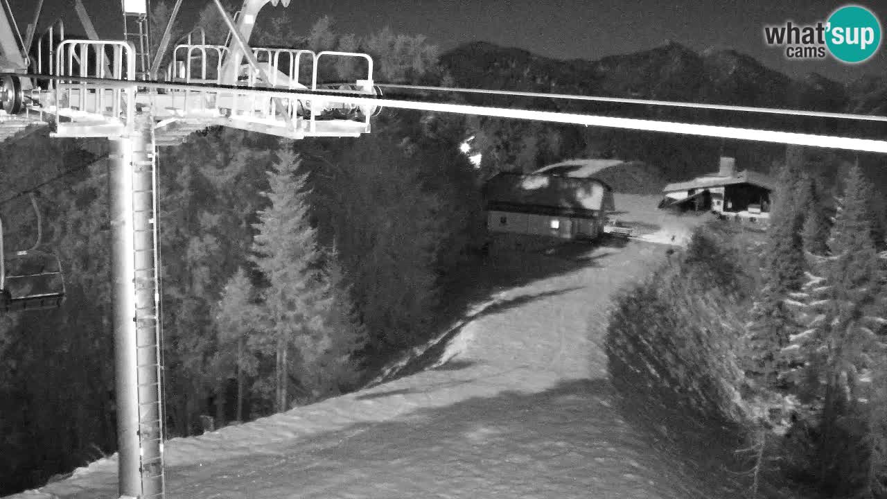 Web kamera Kranjska Gora VITRANC 2 | gornja postaja
