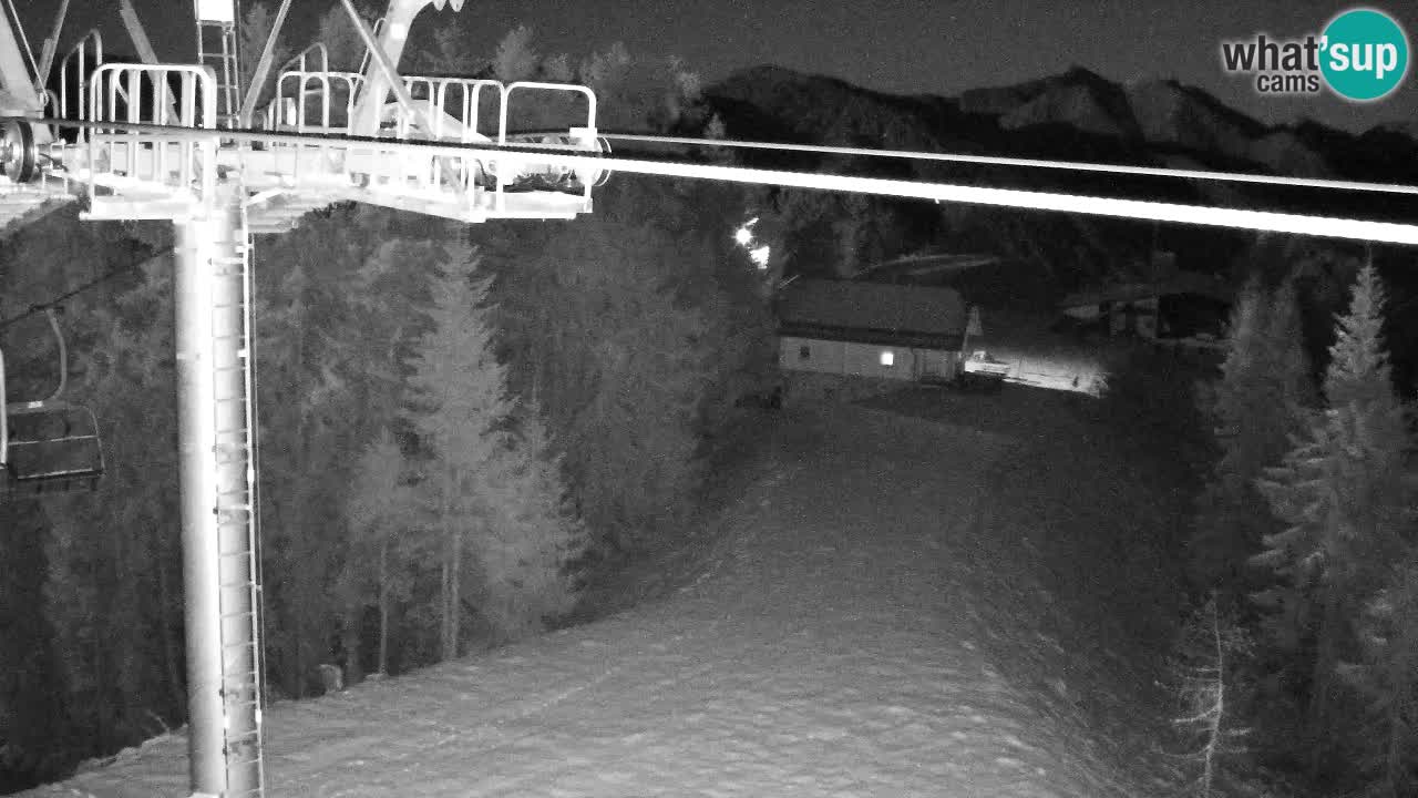 Web kamera Kranjska Gora VITRANC 2 | gornja postaja