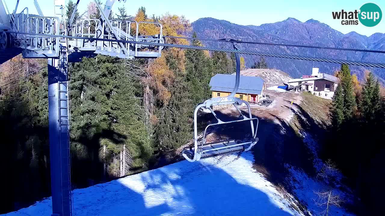 Web kamera Kranjska Gora VITRANC 2 | gornja postaja