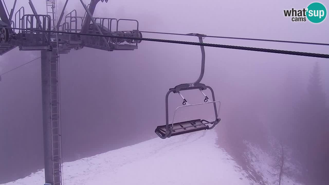 Webcam Kranjska Gora VITRANC 2 | station supérieure