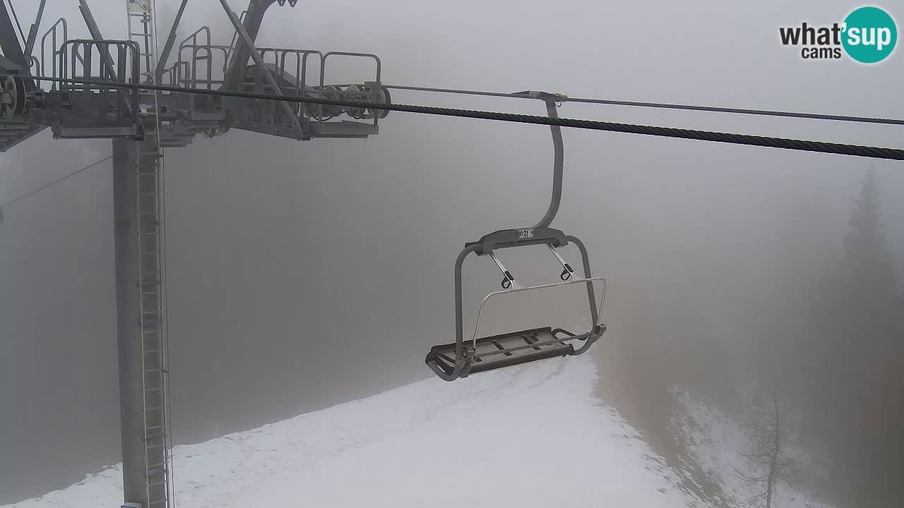 Webcam Kranjska Gora VITRANC 2 upper station