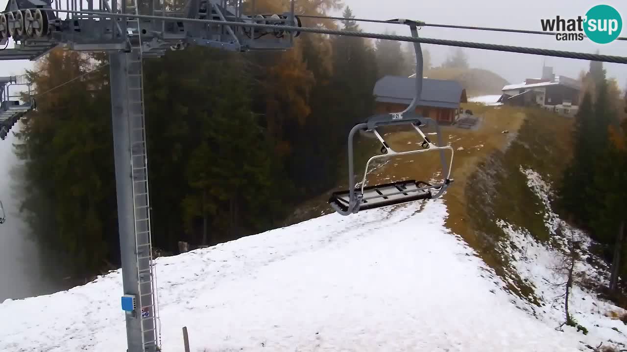 Webcam Kranjska Gora VITRANC 2 upper station